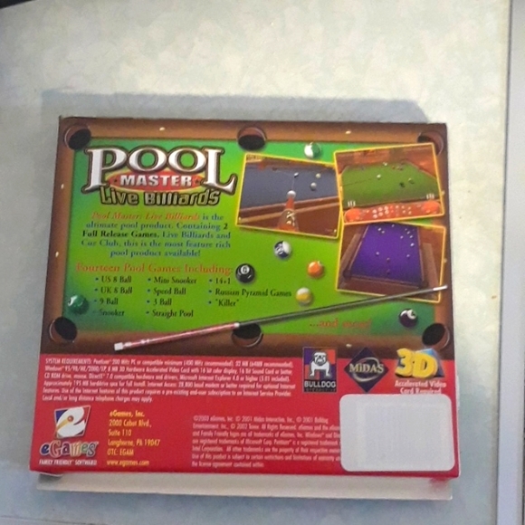 PC Games-Pinball + Mini Golf and Pool Master New and Sealed Vintage - Picture 5 of 6
